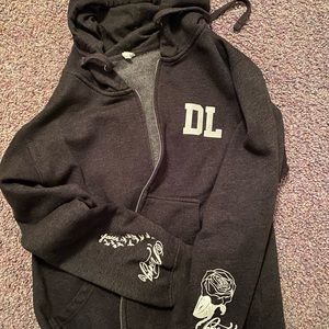 demi lovato zip up merch